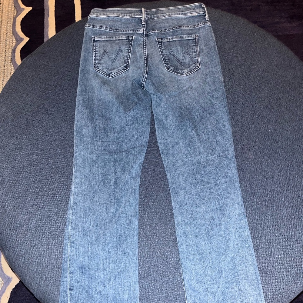MOTHER Light Blue Straight Leg Jeans
